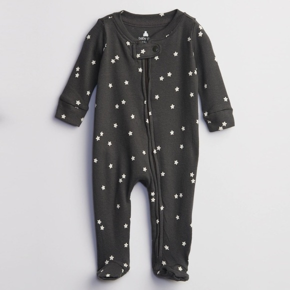 GAP Black Star Print Kids Footie - Picture 2 of 2